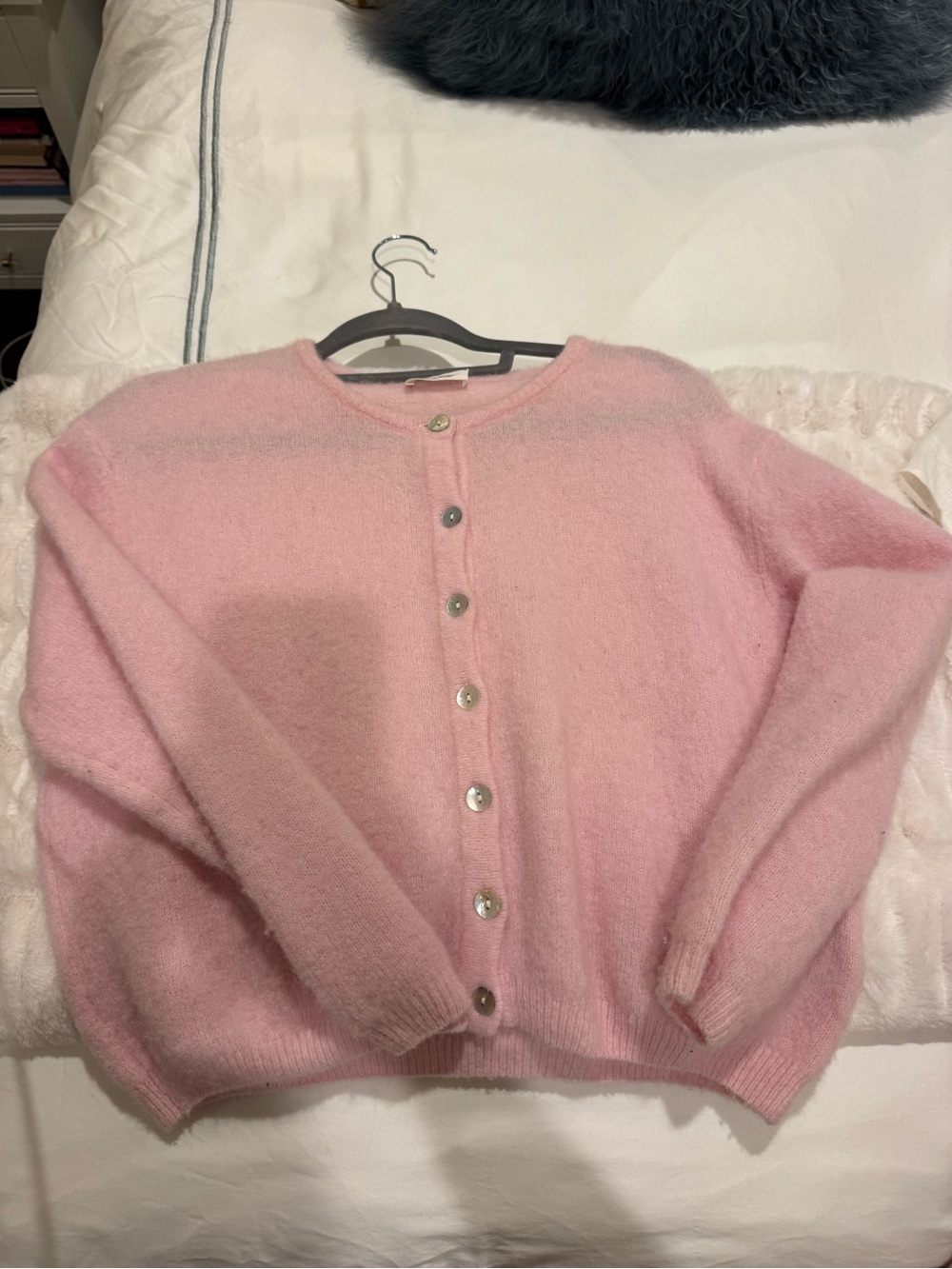 American Vintage  Pink Button-Front Women's Sweater